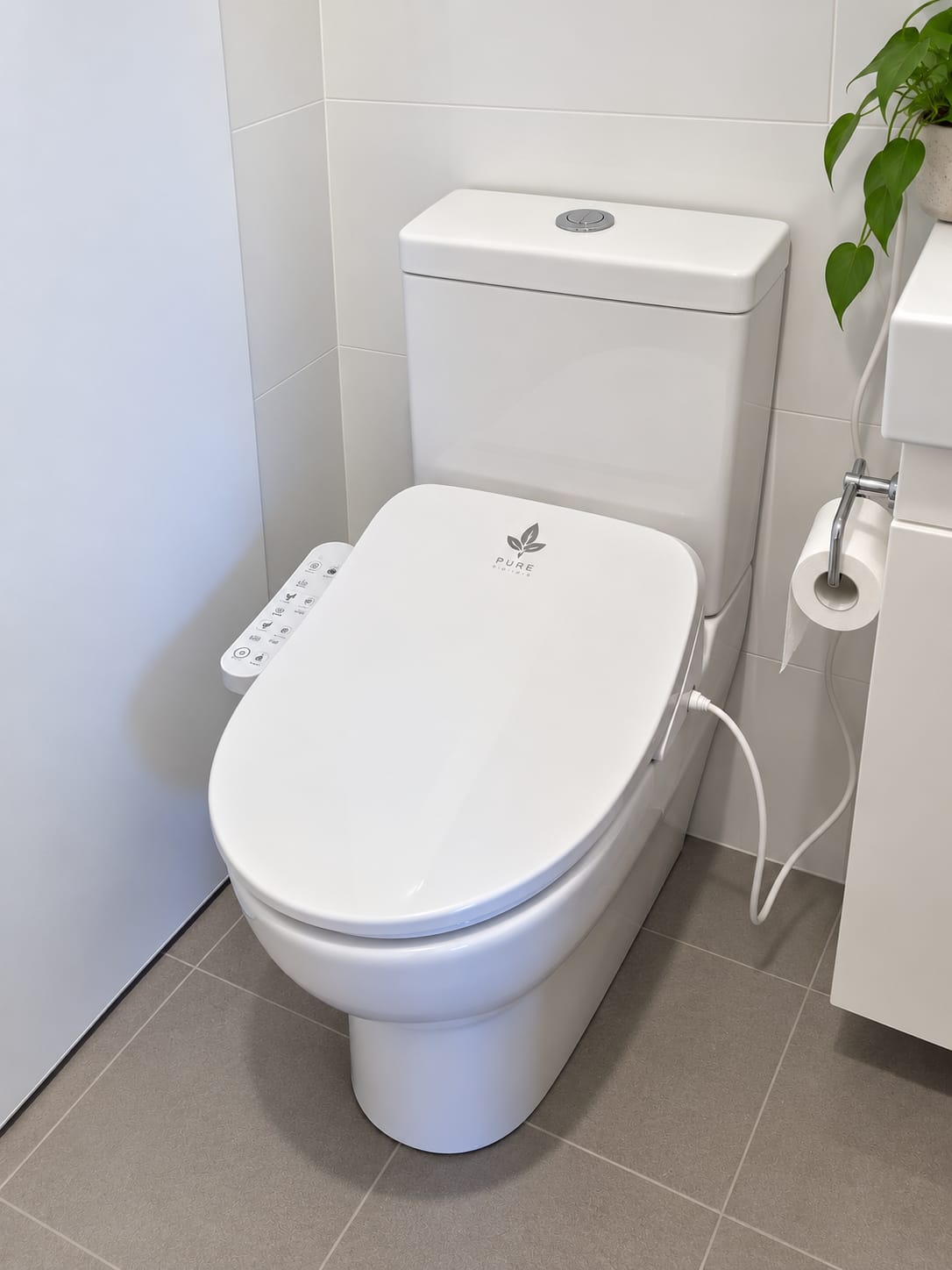 PH72: Pure Habitats Elegant Smart Bidet Seat – WaterMark Certified